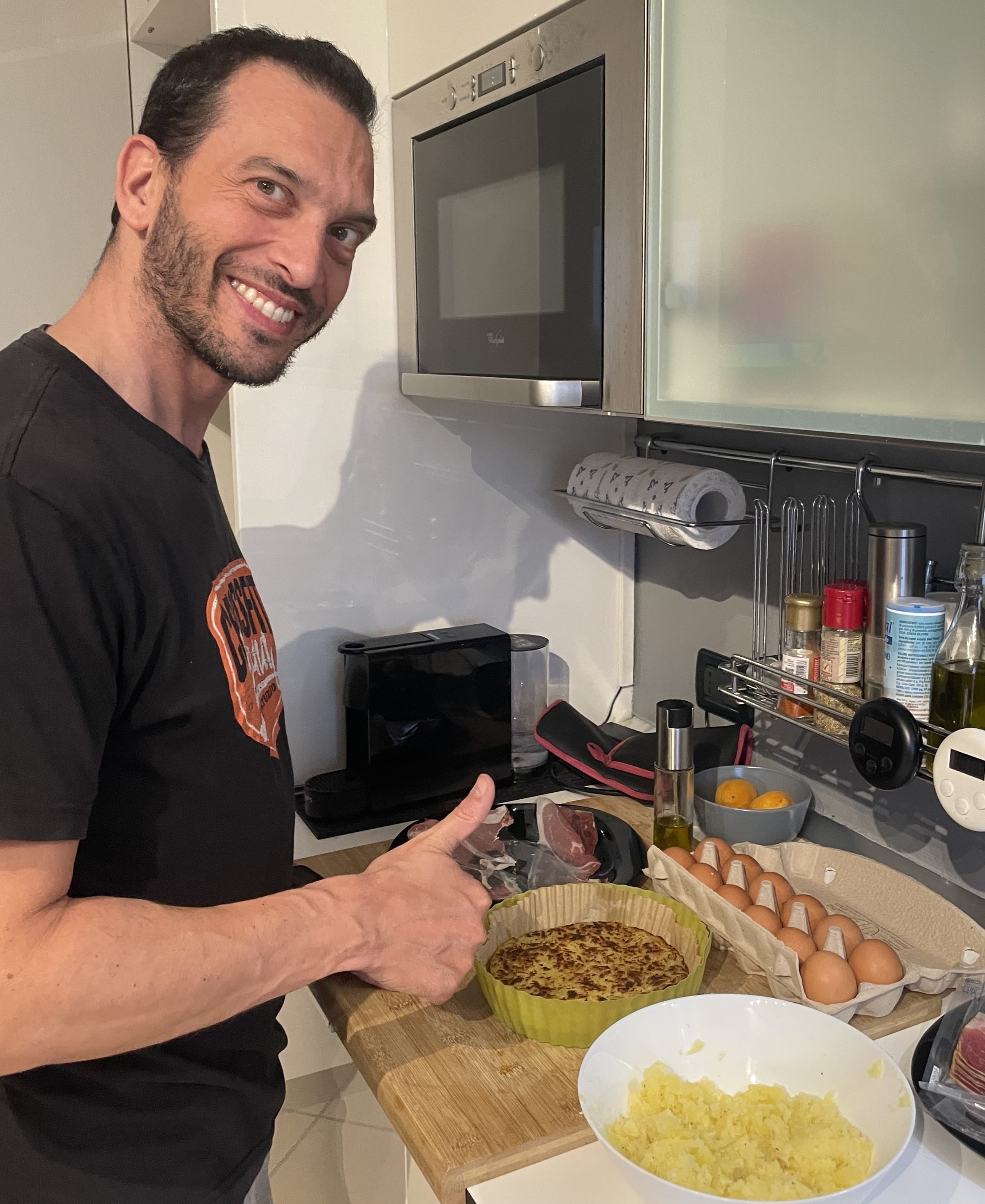 Andrea Padoan in cucina