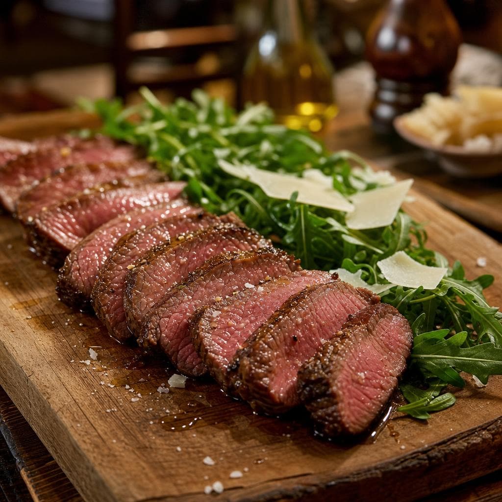 Tagliata bovino cotta a fette